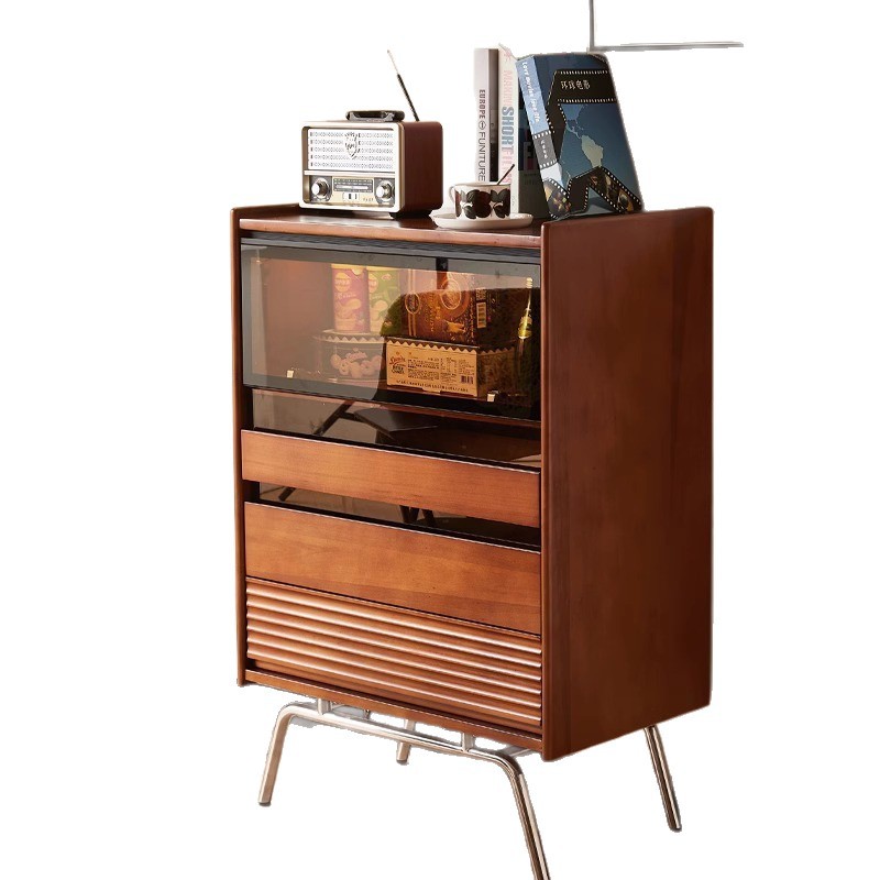 Solid wood chest Nordic, retro - Storage ulasan dan harga