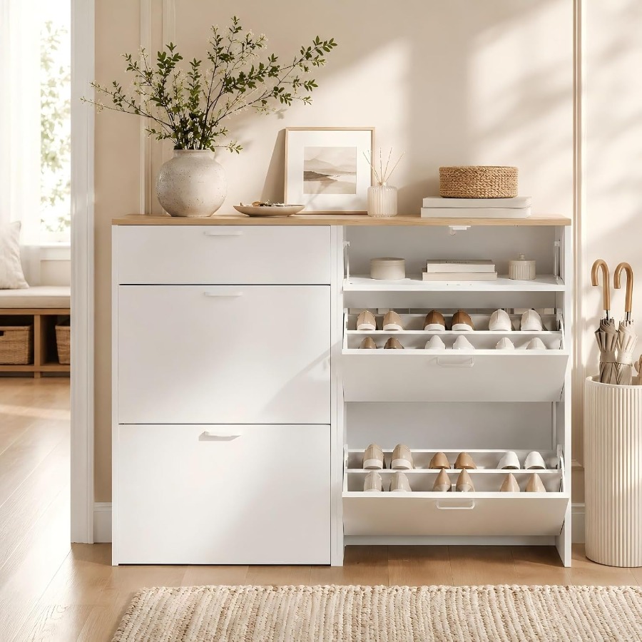 Shoe Cabinet Storage for Entry - Shoe Rack Cabinet Narrow Entryway ulasan dan harga