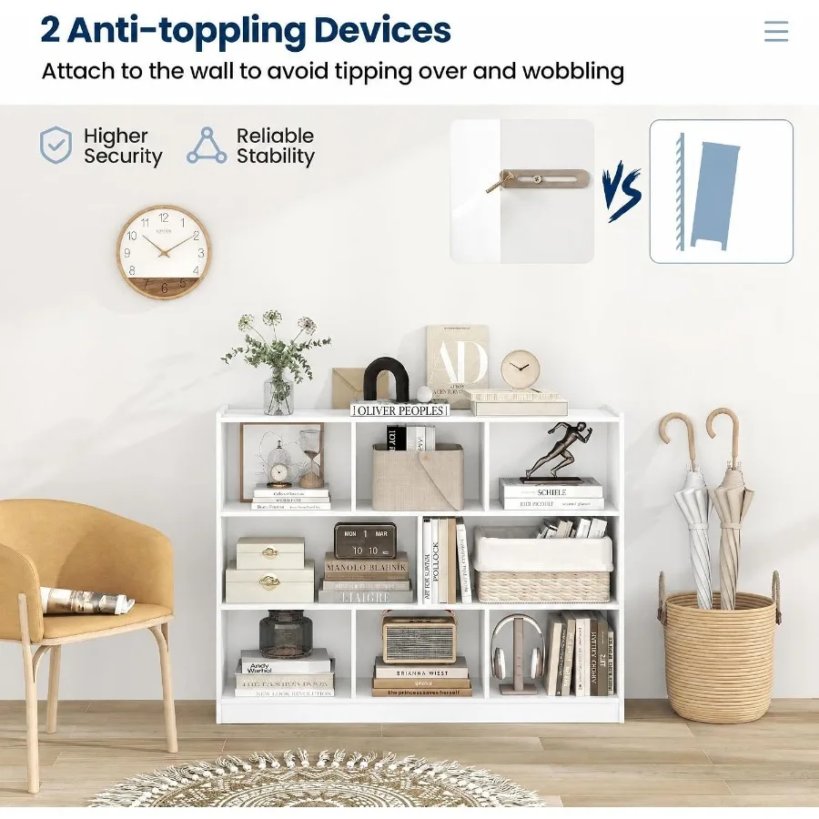 8-Cube Bookcase for living roo - Storage ulasan dan harga