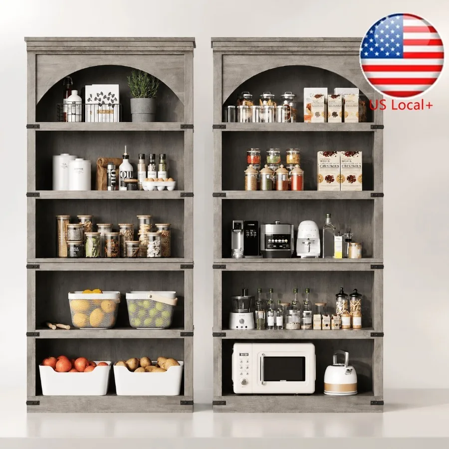 68.7 Tall Farmhouse Arched Boo - Storage ulasan dan harga