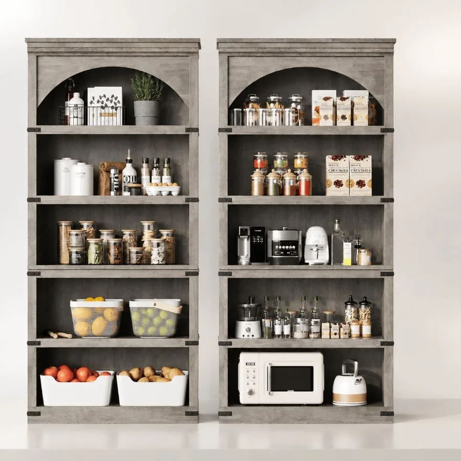 68.7 Tall Farmhouse Arched Boo - Storage ulasan dan harga