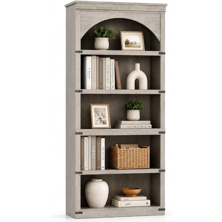 68.7 Tall Farmhouse Arched Boo - Storage ulasan dan harga